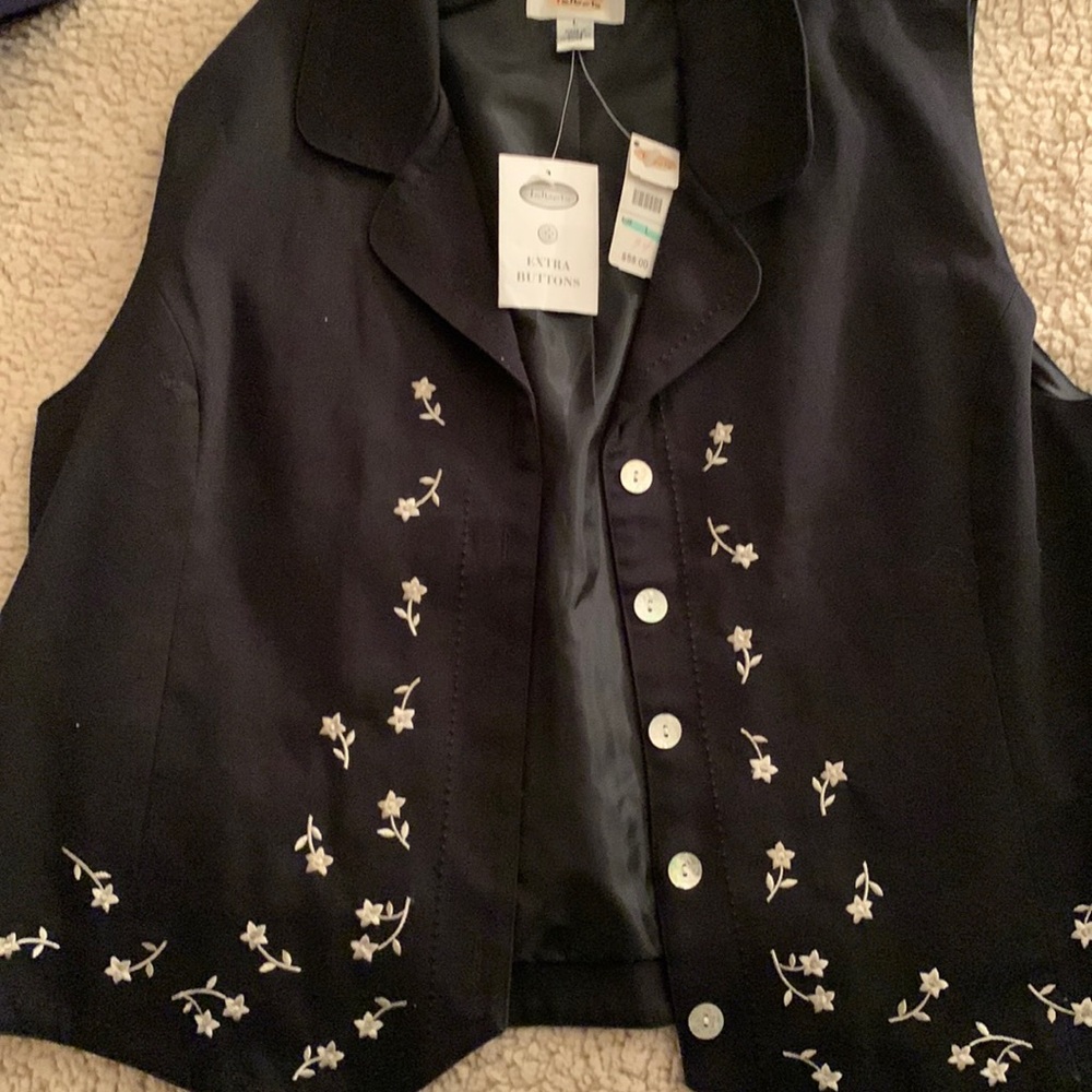 Embroidered vest women’s